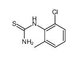 1-(2-Methyl-6-(chlorophenyl)-thiocarbamid Structure