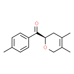 Methanone, [(2R)-3,6-dihydro-4,5-dimethyl-2H-pyran-2-yl](4-methylphenyl)- (9CI) structure