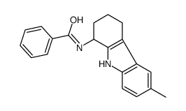 N-(6-Methyl-2,3,4,9-tetrahydro-1H-carbazol-1-yl)benzamide Structure
