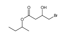 butan-2-yl 4-bromo-3-hydroxybutanoate Structure