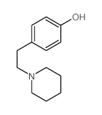 4-[2-(1-piperidyl)ethyl]phenol Structure