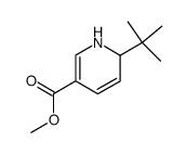 3-methoxycarbonyl-6-tert-butyl-1,6-dihydropyridine Structure