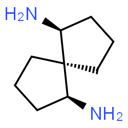 Spiro[4.4]nonane-1,6-diamine, (1S,5S,6S)- (9CI) structure