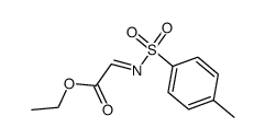 N-p-toluenesulfonylhydroxyglycine ethyl ester Structure