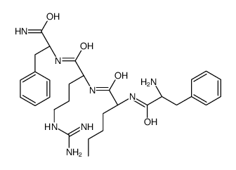 phenylalanyl-norleucyl-arginyl-phenylalaninamide structure