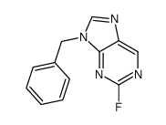 2-fluoro-9-benzylpurine Structure