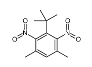 5-tert-butyl-4,6-dinitro-m-xylene structure