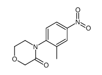 4-(2-methyl-4-nitrophenyl)morpholin-3-one Structure
