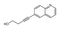 4-(quinolin-6-yl)-3-butyn-1-ol Structure