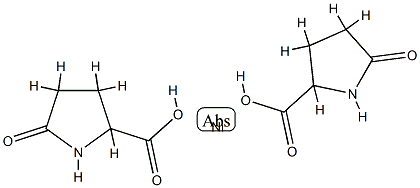 bis(5-oxo-DL-prolinato-N1,O2)nickel structure