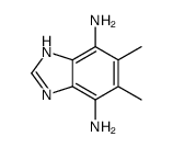 1H-Benzimidazole-4,7-diamine,5,6-dimethyl-(9CI)结构式