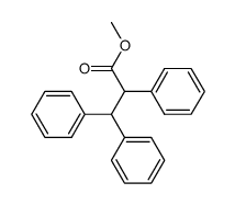 methyl 2,3,3-triphenylpropanoate Structure