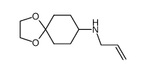 N-allyl-1,4-dioxaspiro[4.5]decan-8-amine结构式