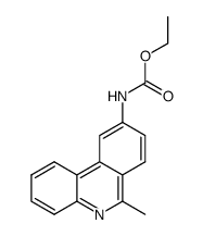 (6-methyl-phenanthridin-9-yl)-carbamic acid ethyl ester结构式