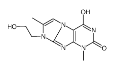 6-(2-hydroxyethyl)-4,7-dimethylpurino[7,8-a]imidazole-1,3-dione Structure