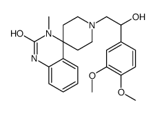 1'-[2-(3,4-dimethoxyphenyl)-2-hydroxyethyl]-3-methylspiro[1H-quinazoline-4,4'-piperidine]-2-one结构式