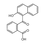 2-(2-hydroxy-[1]naphthoyl)-benzoic acid结构式