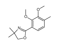 2-(2,3-dimethoxy-4-methylphenyl)-4,4-dimethyl-4,5-dihydro-oxazole Structure