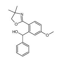 2-<2-hydroxy(phenyl)methyl-4-methoxyphenyl>-4,4-dimethyl-2-oxazoline结构式