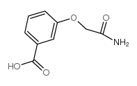 3-(2-amino-2-oxoethoxy)benzoic acid结构式