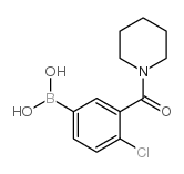 (4-CHLORO-3-(PIPERIDINE-1-CARBONYL)PHENYL)BORONIC ACID picture