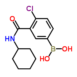 4-Chloro-3-(cyclohexylaminocarbonyl)phenylboronic acid picture