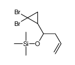 1-(2,2-dibromocyclopropyl)but-3-enoxy-trimethylsilane结构式