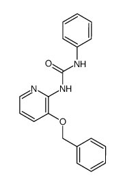 1-(3-(benzyloxy)pyridin-2-yl)-3-phenylurea结构式