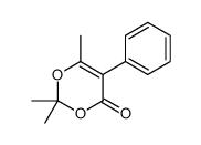 2,2,6-trimethyl-5-phenyl-1,3-dioxin-4-one结构式