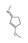 3-methoxy-N-methylcyclopent-2-en-1-imine Structure