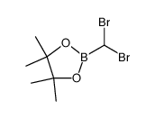 1,3,2-Dioxaborolane, 2-(dibromomethyl)-4,4,5,5-tetramethyl结构式