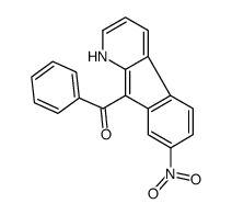 (7-nitro-1H-indeno[2,1-b]pyridin-9-yl)-phenylmethanone结构式