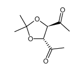 3,4-O-isopropylidene-(3R,4R)-3,4-dihydroxyhexane-2,5-dione Structure