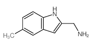 [(5-Methyl-1H-indol-2-yl)methyl]amine structure