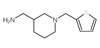 ([1-(2-THIENYLMETHYL)PIPERIDIN-3-YL]METHYL)AMINE结构式