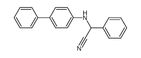 (Biphenyl-4-ylamino)-phenyl-acetonitrile结构式