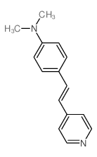 Benzenamine,N,N-dimethyl-4-[2-(4-pyridinyl)ethenyl]- structure