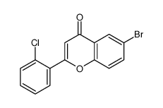 6-BROMO-2'-CHLOROFLAVONE结构式