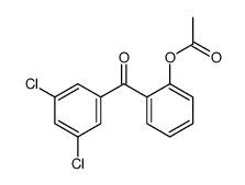 2-ACETOXY-3',5'-DICHLOROBENZOPHENONE Structure