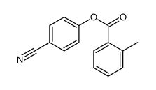 (4-cyanophenyl) 2-methylbenzoate Structure