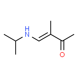 3-Buten-2-one, 3-methyl-4-[(1-methylethyl)amino]-, (E)- (9CI) Structure