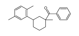 [3-(2,5-dimethylphenyl)-1-methylcyclohexyl]-phenylmethanone Structure