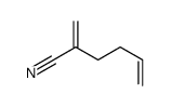 2-methylidenehex-5-enenitrile Structure