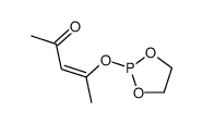 4-(1,3,2-dioxaphospholan-2-yloxy)pent-3-en-2-one结构式