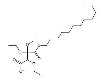 4-dodecoxy-2,3,3-triethoxy-4-oxobutanoate结构式