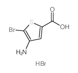 4-AMINO-5-BROMOTHIOPHENE-2-CARBOXYLIC ACID HYDROBROMIDE structure