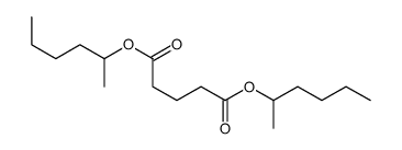 dihexan-2-yl pentanedioate Structure