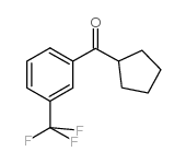 CYCLOPENTYL 3-TRIFLUOROMETHYLPHENYL KETONE Structure