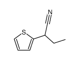 2-(thiophen-2-yl)butanenitrile Structure