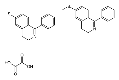6-methylsulfanyl-1-phenyl-3,4-dihydroisoquinoline,oxalic acid Structure